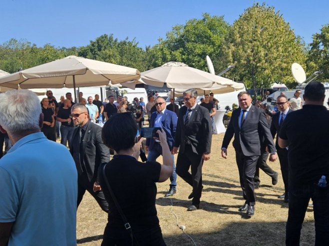 Karan i Budimir u Beogradu (Foto: RTRS)