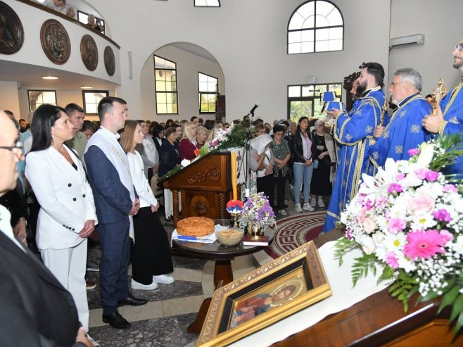 Слава Храма пресвете Богородице на Ребровцу - Кум славе Горан Маричић