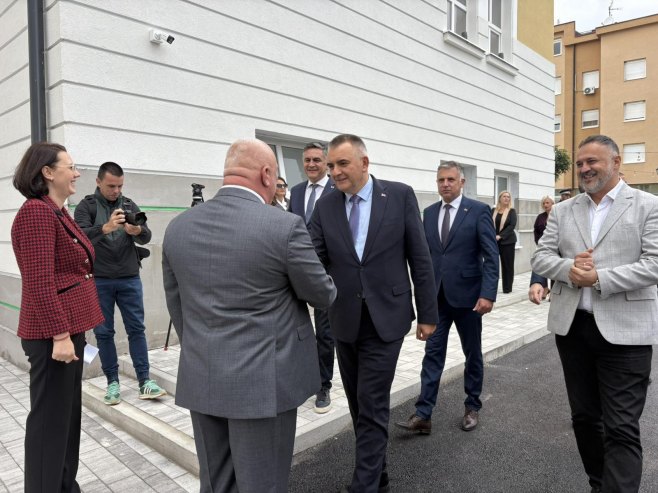 Minić u Derventi (Foto: RTRS)