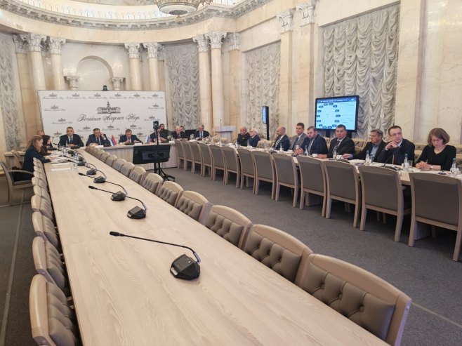 Sastanak Dodika sa predsjednikom Akademije nauka Rusije (foto: RTRS)