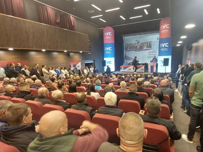 Уједињена Српска - трибина у Братунцу Уједињена Српска - трибина у Братунцу - Фото: РТРС