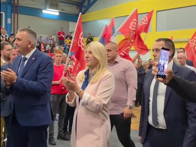 Цвијановић у Прњавору: Српској требају одговорни људи који знају како се бране њени интереси