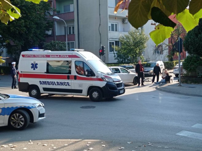 Саобраћајна незгода у Бањалуци, аутомобил ударио бициклисту