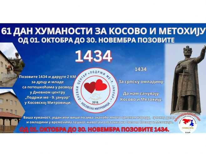 Преко четири хиљаде позива на хуманитарни број 1434